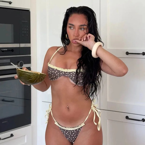 Biquíni Fio Dental Lushé feminino premium - Modelagem exclusiva e acabamento delicado