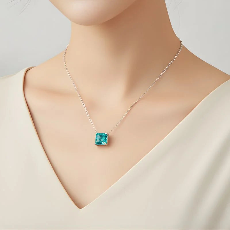 Colar de Prata Turmalina