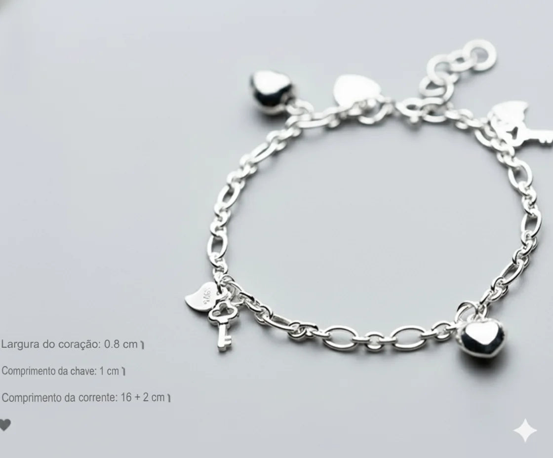 Pulseira de Prata Majestic