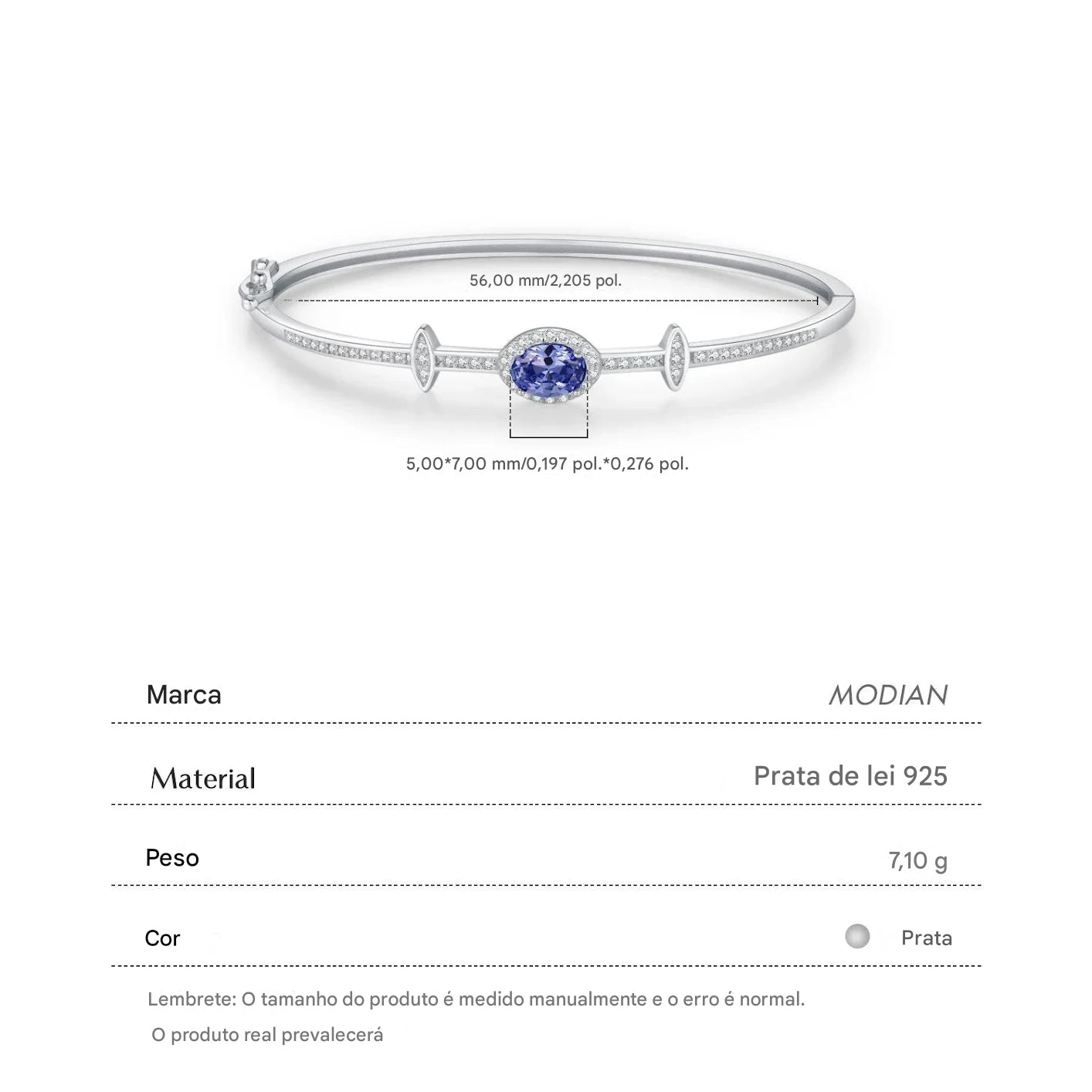 Pulseira de Prata Milano