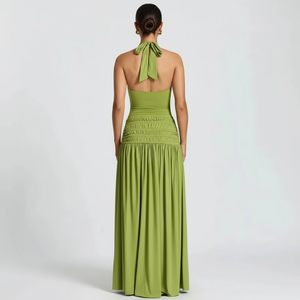 Vestido Allure Verde - Costas