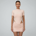 Vestido Aurora Rosa - Frente