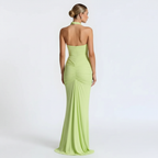 Vestido Glam Verde - Costas