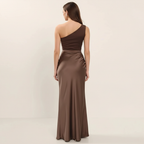 Vestido Glow Marrom - Costas