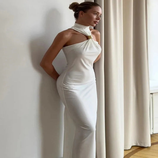 Vestido Branco Longo Beller