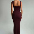 Vestido Silveri prata - Modelagem fina e silhueta alongada