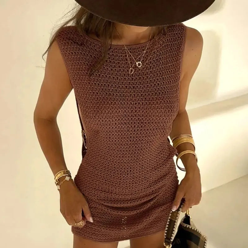 Vestido Mídi Praia Eleganza - GiBoutique