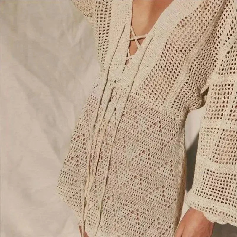 Vestido Mídi de Renda Vesper